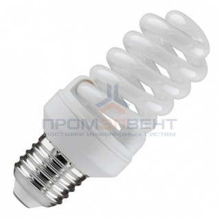 Лампа энергосберегающая ESL QL7 20W 4200K E27 спираль d46x103 белая