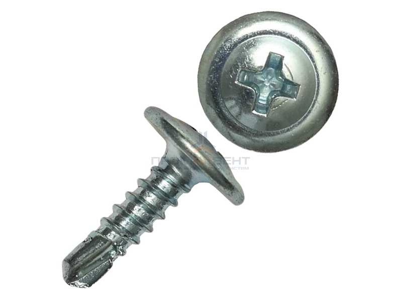 Саморез по металлу СММ 4.2х13 со сверлом с прессшайбой (коробка 200шт)