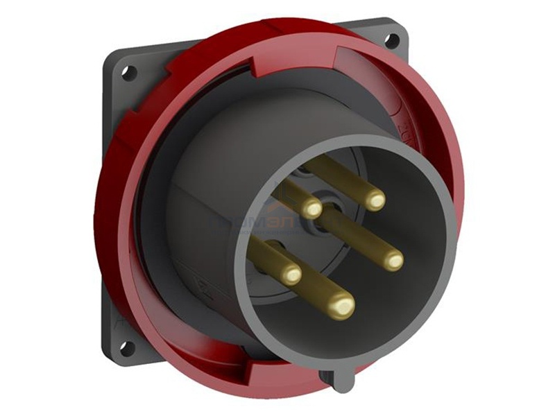 Вилка с прямым фланцем Easy&Safe ABB 432EBU6W 32A 3P+N+E IP67 6ч