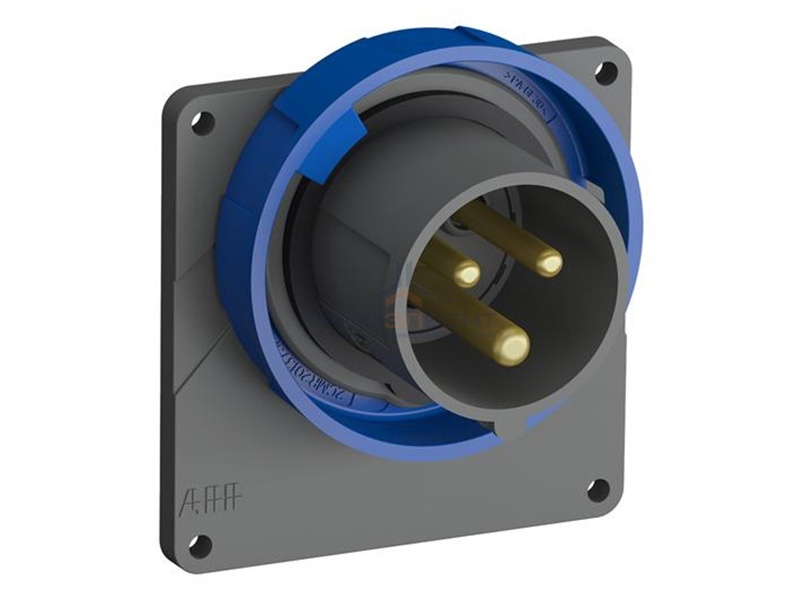 Вилка с прямым фланцем Easy&Safe ABB 216EBU6W 16A 2P+E IP67 6ч