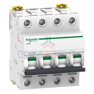 Автоматический выключатель Schneider Electric Acti 9 iC60N 4П 40A 6кА B (автомат)